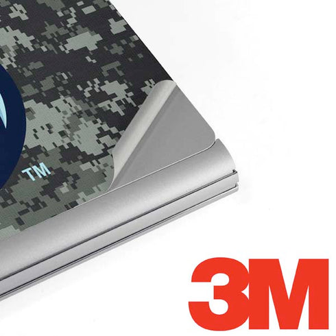 NHL Seattle Kraken Camo Surface Book 2 15in Skin