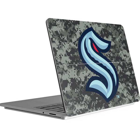 NHL Seattle Kraken Camo Surface Laptop Studio Skin
