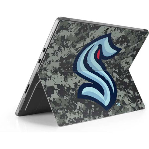 NHL Seattle Kraken Camo Surface Pro 9 Skin