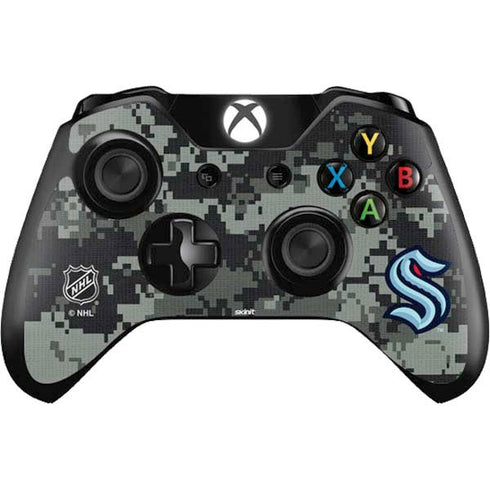 NHL Seattle Kraken Camo Xbox One Controller Skin