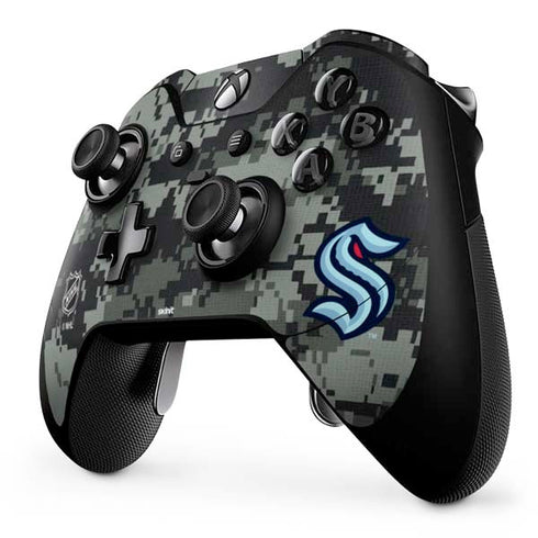 NHL Seattle Kraken Camo Xbox One Elite Controller Skin