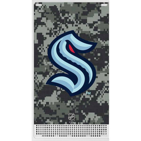 NHL Seattle Kraken Camo Xbox Series S Console Skin