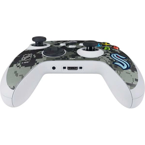 NHL Seattle Kraken Camo Xbox Series S Controller Skin
