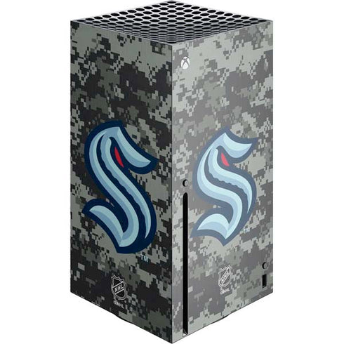 NHL Seattle Kraken Camo Xbox Series X Console Skin
