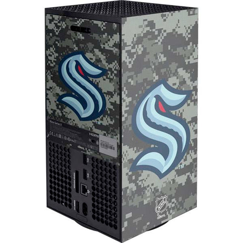 NHL Seattle Kraken Camo Xbox Series X Console Skin