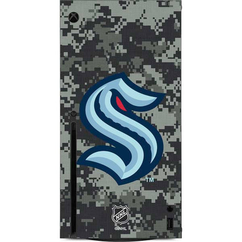 NHL Seattle Kraken Camo Xbox Series X Console Skin