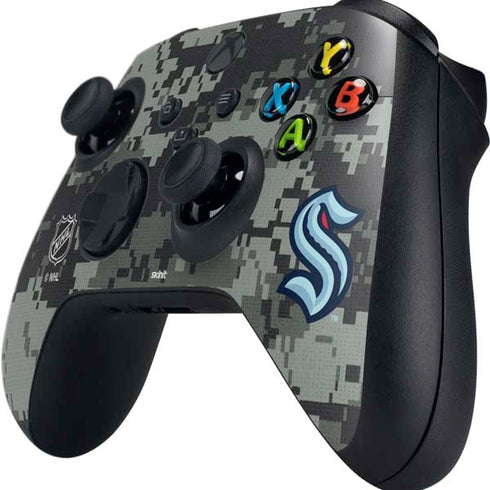 NHL Seattle Kraken Camo Xbox Series X Controller Skin