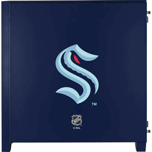 NHL Seattle Kraken Corsair 4000D Tempered Glass Mid-Tower ATX Case Skin