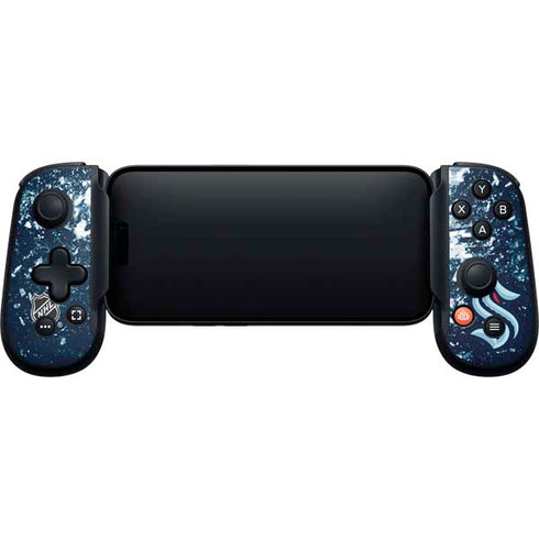 NHL Seattle Kraken Frozen Backbone One for iPhone Game Controller Skin
