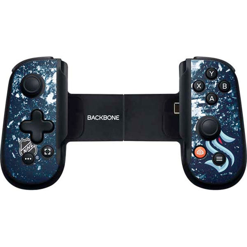 NHL Seattle Kraken Frozen Backbone One for iPhone Game Controller Skin