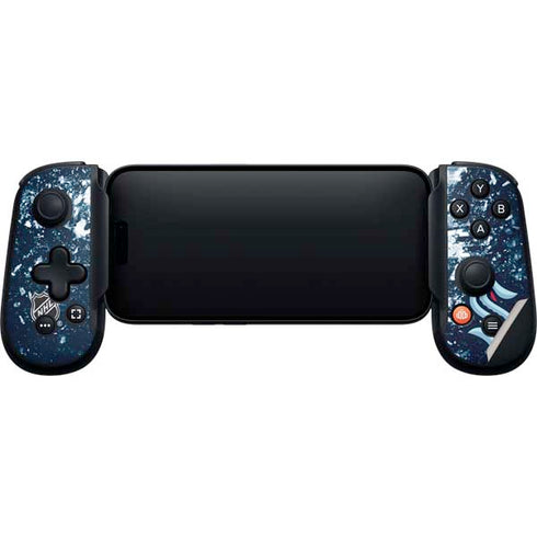 NHL Seattle Kraken Frozen Backbone One for iPhone Game Controller Skin