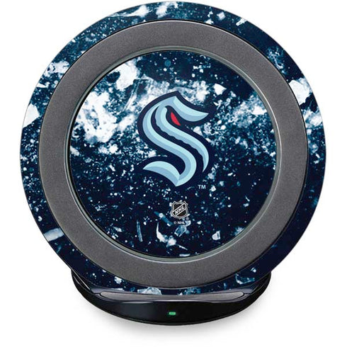 NHL Seattle Kraken Frozen Fast Charge Wireless Charging Stand Skin