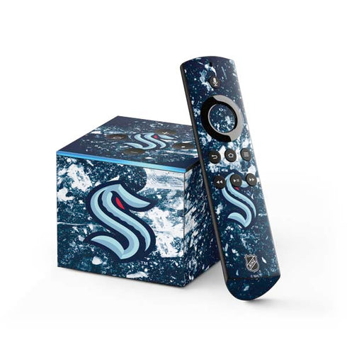NHL Seattle Kraken Frozen Fire TV Cube Skin