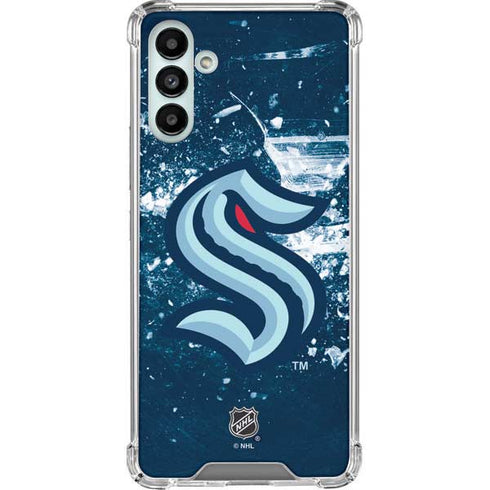 NHL Seattle Kraken Frozen Galaxy A13 5G Clear Case