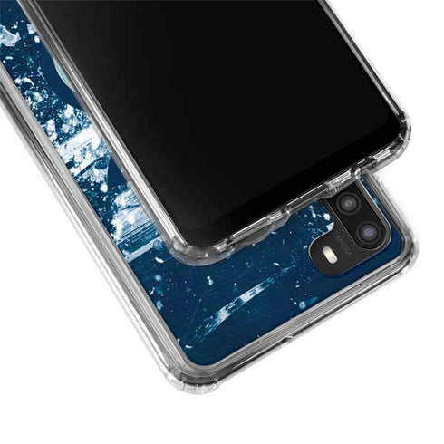 NHL Seattle Kraken Frozen Galaxy A21 Clear Case