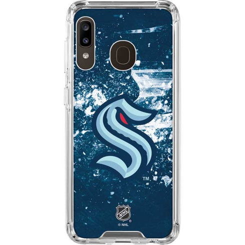NHL Seattle Kraken Frozen Galaxy A30 Clear Case