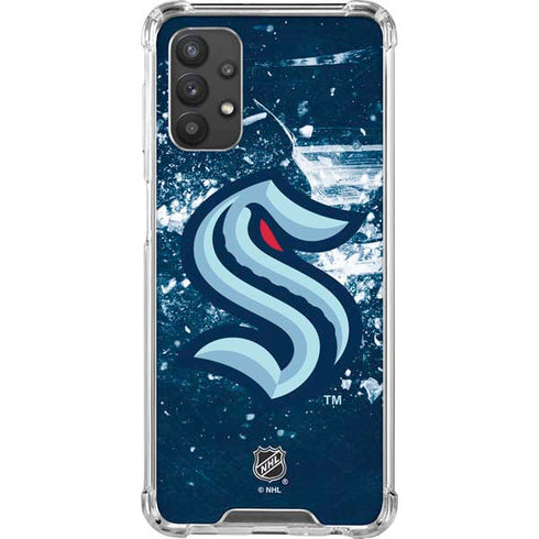 NHL Seattle Kraken Frozen Galaxy A32 5G Clear Case