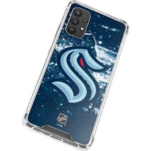 NHL Seattle Kraken Frozen Galaxy A32 5G Clear Case