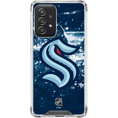 NHL Seattle Kraken Frozen Galaxy A52 5G Clear Case