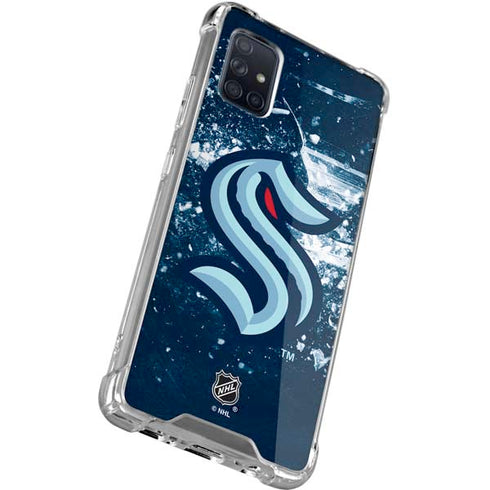 NHL Seattle Kraken Frozen Galaxy A71 5G Clear Case