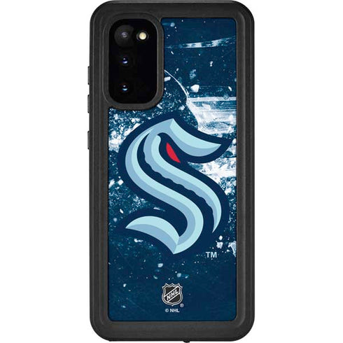 NHL Seattle Kraken Frozen Galaxy S20 Waterproof Case