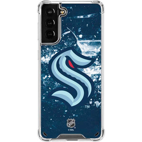NHL Seattle Kraken Frozen Galaxy S21 Plus 5G Clear Case