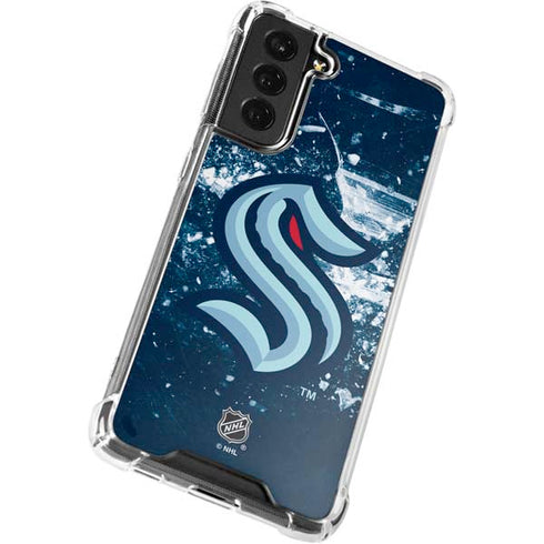 NHL Seattle Kraken Frozen Galaxy S22 Plus Clear Case