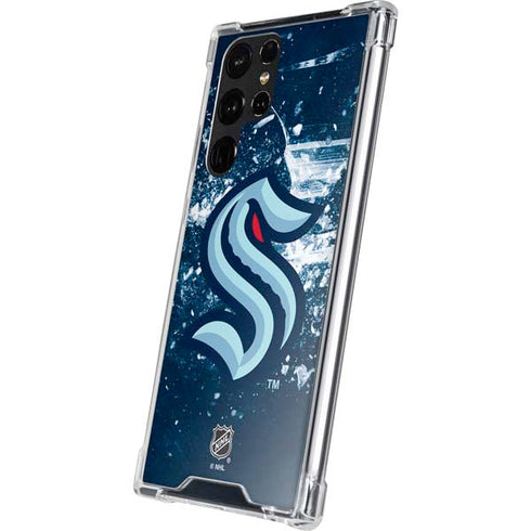 NHL Seattle Kraken Frozen Galaxy S22 Ultra Clear Case