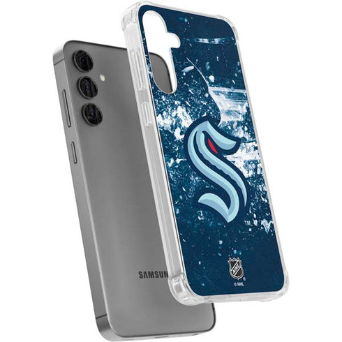 NHL Seattle Kraken Frozen Galaxy S24 Plus Clear Case
