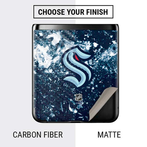NHL Seattle Kraken Frozen Galaxy Z Flip Skin