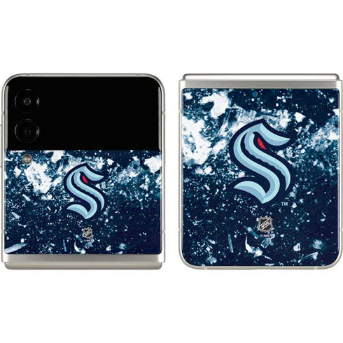 NHL Seattle Kraken Frozen Galaxy Z Flip3 5G Skin