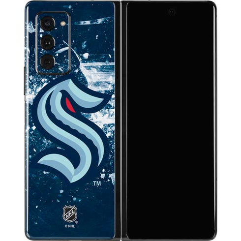 NHL Seattle Kraken Frozen Galaxy Z Fold2 5G Skin