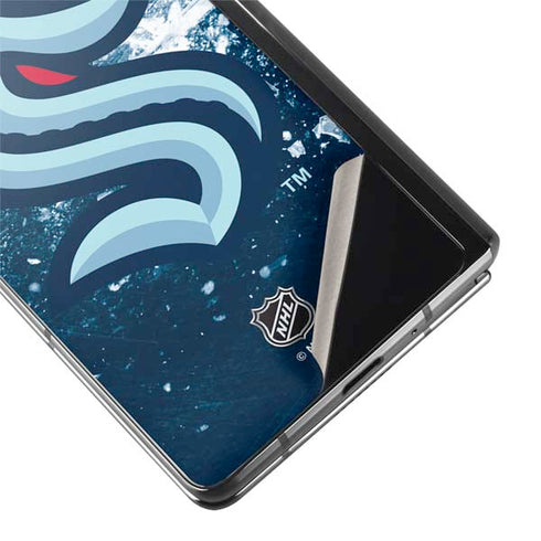 NHL Seattle Kraken Frozen Galaxy Z Fold2 5G Skin