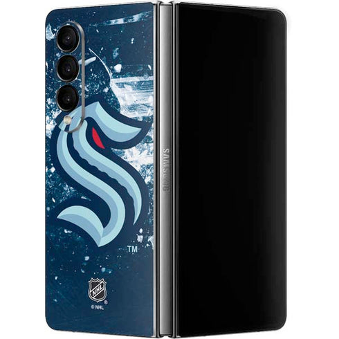 NHL Seattle Kraken Frozen Galaxy Z Fold4 5G Skin