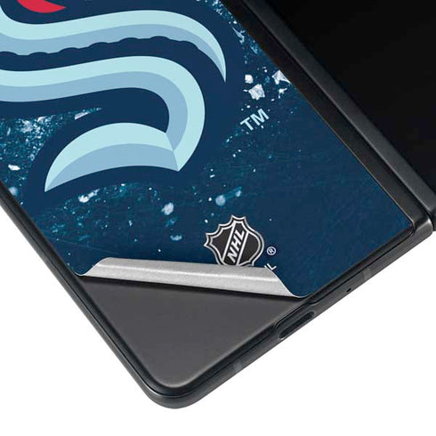 NHL Seattle Kraken Frozen Galaxy Z Fold4 5G Skin