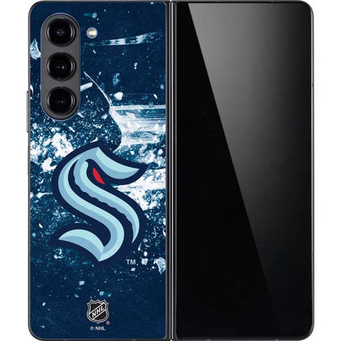 NHL Seattle Kraken Frozen Galaxy Z Fold5 5G Skin
