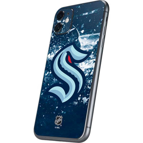 NHL Seattle Kraken Frozen iPhone 11 Skin