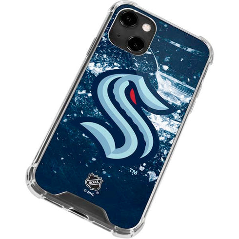 NHL Seattle Kraken Frozen iPhone 13 Clear Case