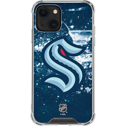 NHL Seattle Kraken Frozen iPhone 13 Mini Clear Case