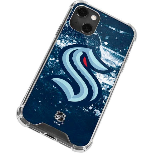 NHL Seattle Kraken Frozen iPhone 13 Mini Clear Case