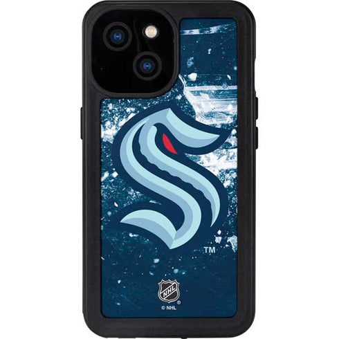NHL Seattle Kraken Frozen iPhone 13 Mini Waterproof Case