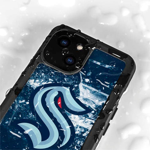 NHL Seattle Kraken Frozen iPhone 13 Mini Waterproof Case