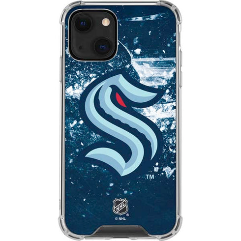 NHL Seattle Kraken Frozen iPhone 14 Clear Case