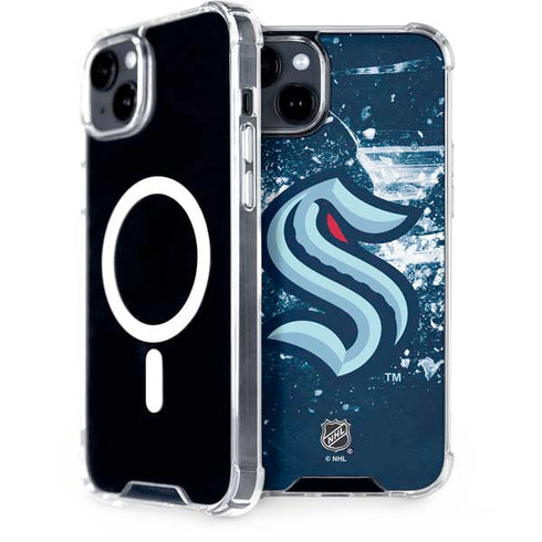 NHL Seattle Kraken Frozen iPhone 15 Plus MagSafe Case