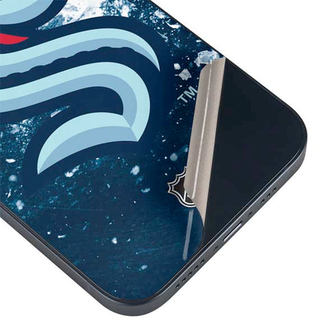 NHL Seattle Kraken Frozen iPhone 15 Plus Skin