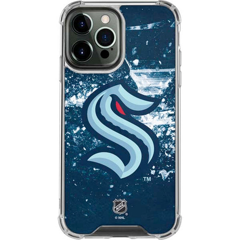 NHL Seattle Kraken Frozen iPhone 14 Pro Max Clear Case