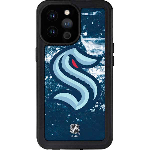NHL Seattle Kraken Frozen iPhone 14 Pro Max Waterproof Case