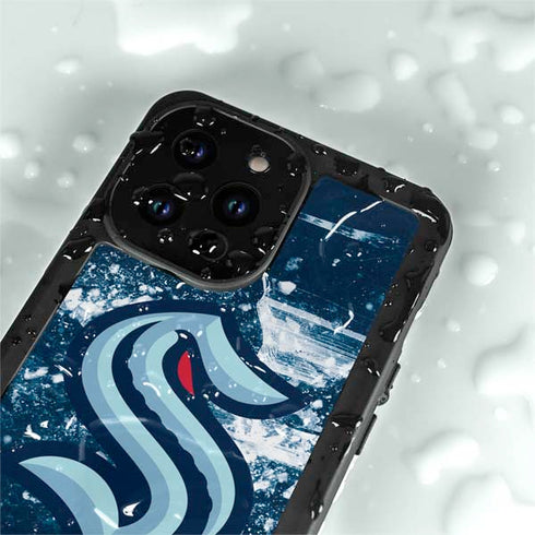 NHL Seattle Kraken Frozen iPhone 14 Pro Max Waterproof Case