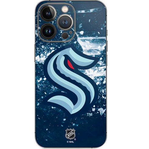 NHL Seattle Kraken Frozen iPhone 14 Pro Skin
