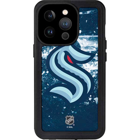 NHL Seattle Kraken Frozen iPhone 14 Pro Waterproof Case